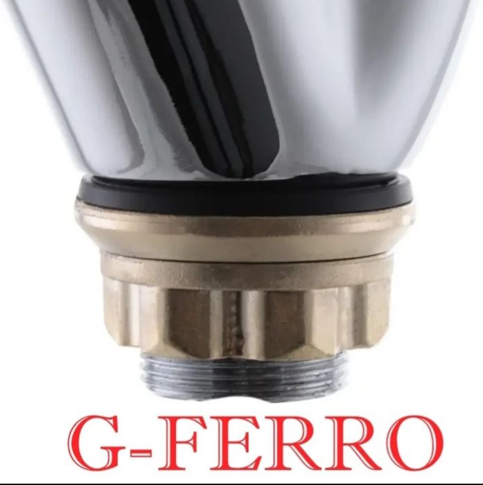 СУПЕР Смеситель/змішувач/кран для кухни G-Ferro 777 на гайке