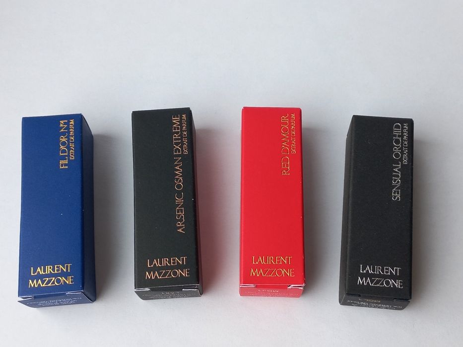 Laurent Mazzone Red D'amour, Fil D'or! миниатюры парфюмов