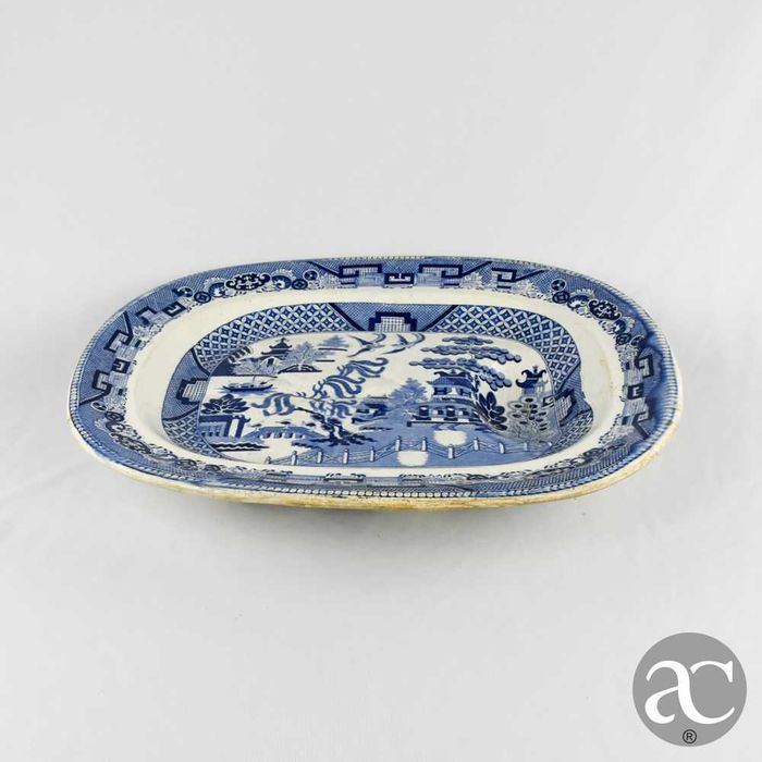 Travessa Peixeira em faiança inglesa Sttafordshire