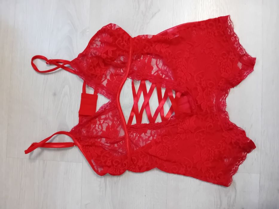 #Święta czerwona bielizna sexi M