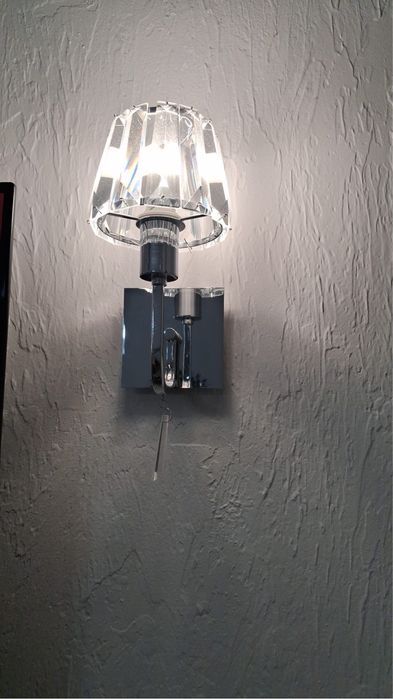 Zestaw lampa wisząca + dwa kinkiety