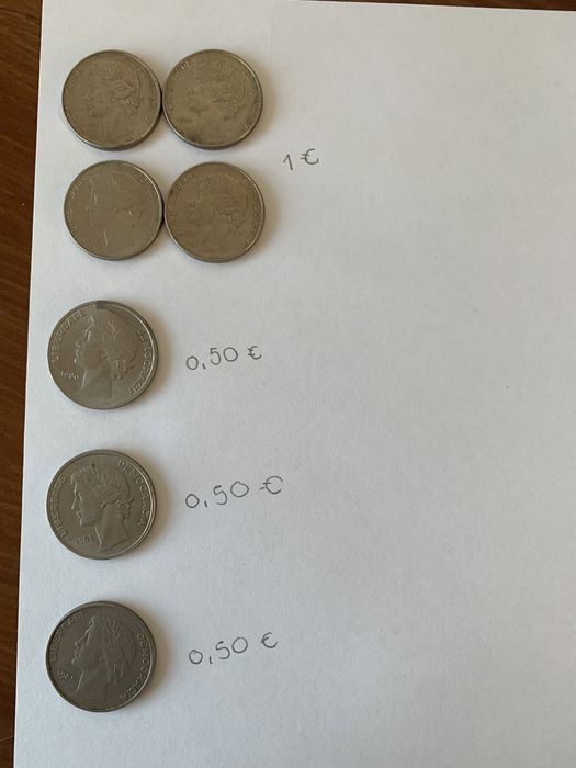 moedas república portuguesa 77 a 85