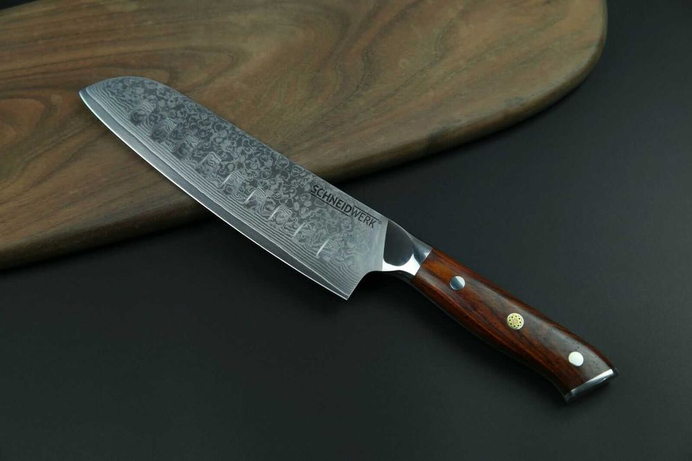 Nóż kuchenny Santoku z DAMASTU DAMAST GERMANY Di-7