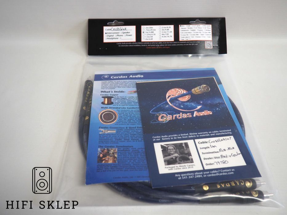 Cardas Crosslink interkonekt 2RCA na 2RCA  1m /