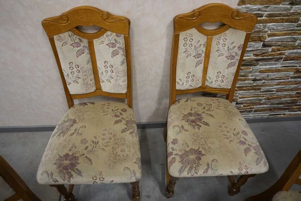 Krzesła Dębowe Komplet 4 sztuki Mega Wygodne     L-204