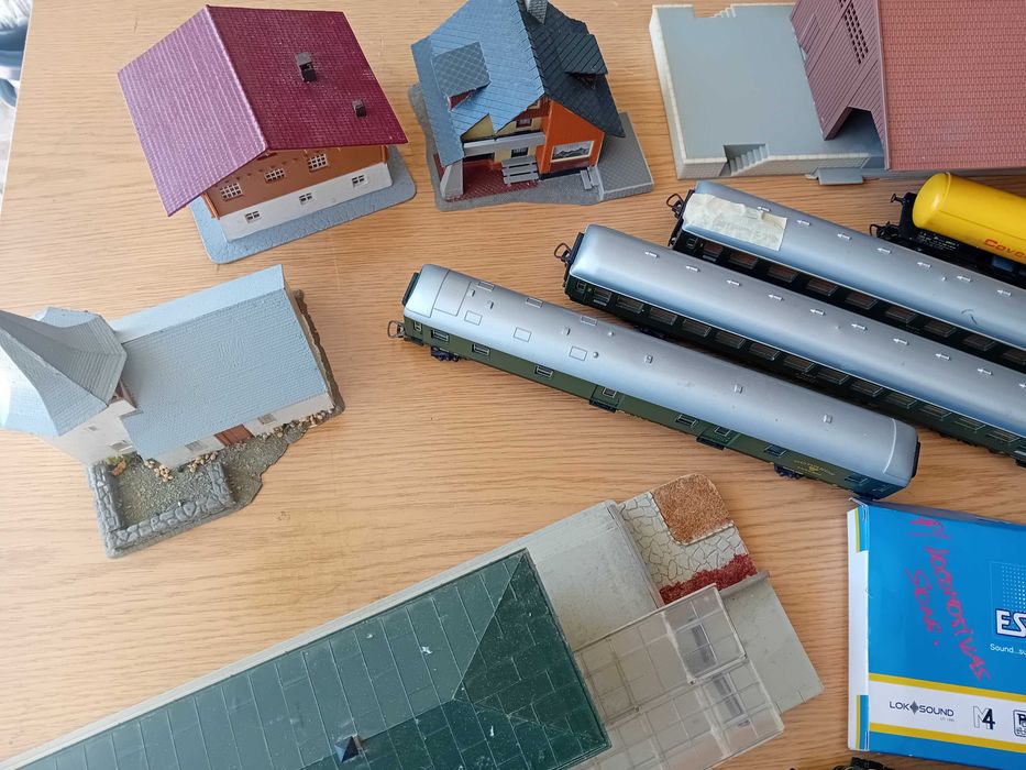 lote de material para modelismo ferroviario