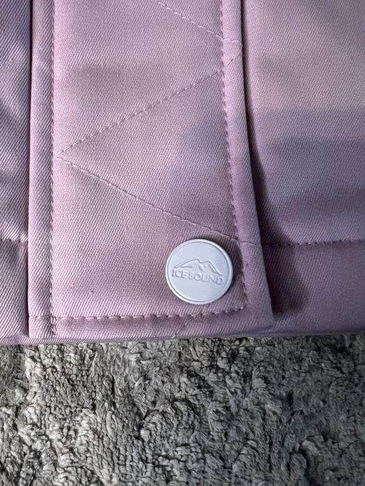 Kurtka zimowa narty różowa