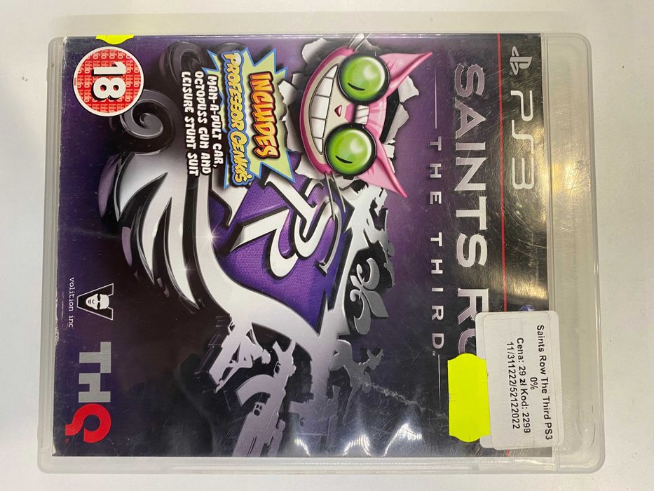 Saints Row The Third Ps3 Sklep Ostróda