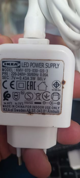 Candeeiro led de mesa ikea
