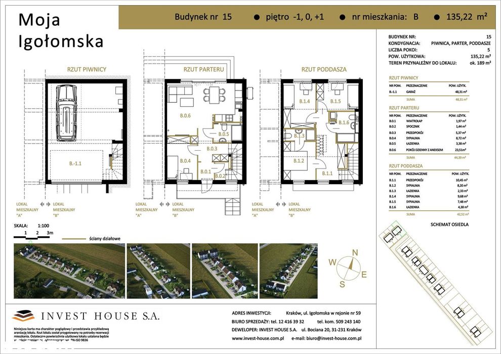 5-pokojowy dom 135m2 Bez Pośredników
