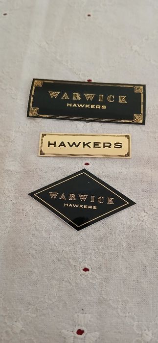 Autocolantes Hawkers, novos