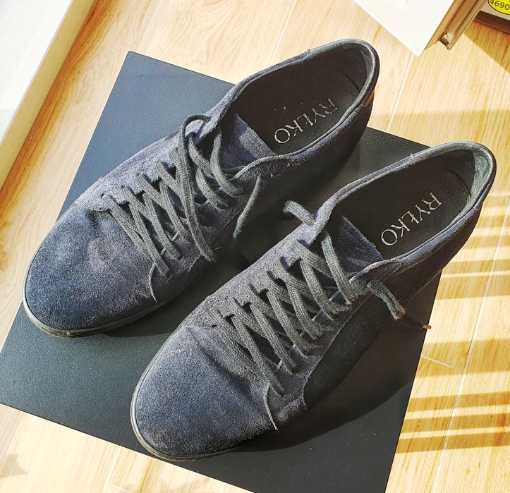 Buty, trzewiki, pólbuty zamszowe, Ryłko, rozmiar 43