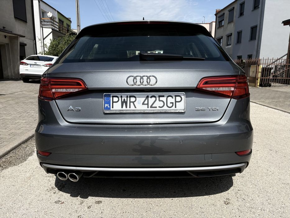 Audi A3 SB Stronic 2.0 TDI 150 Km 2020 Rok VIRTUAL”NAVI”SKÓRA”AUTOMAT”