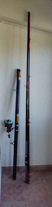 Vendo cana de pesca e um carreto para pescar com boia