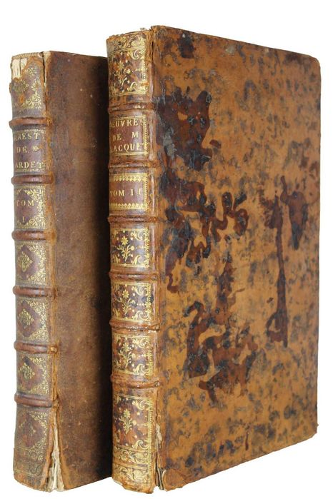 2 obras de Pierre Bardet e Jean Bacquet. Anos de 1690 e 1744.