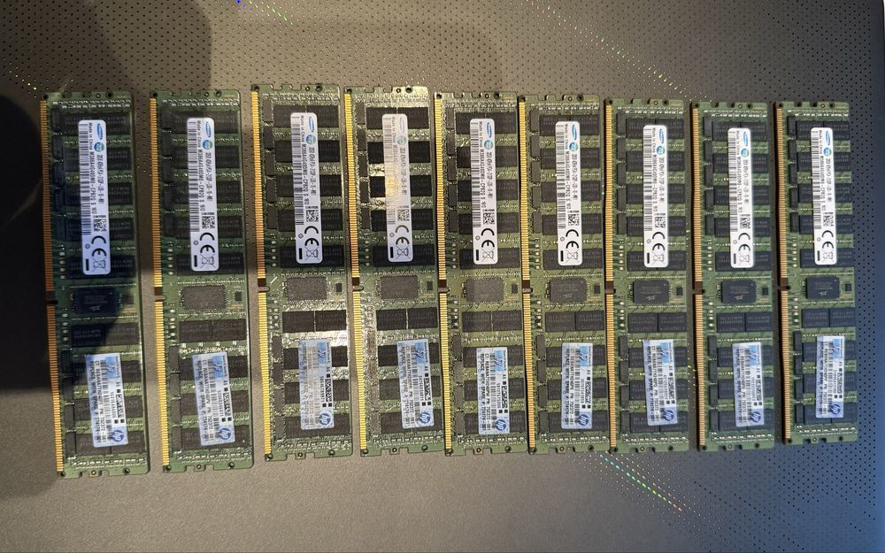 Ram Samsung   Server  32gb ×9 sztuk