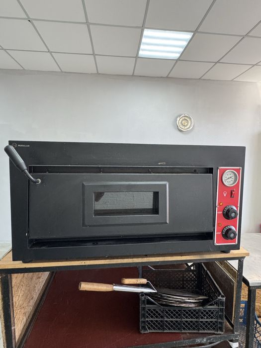 Печь для пиццы Hurakan HKN-HEP1 +сетки(диски,скрины)+лопата для пиццы.