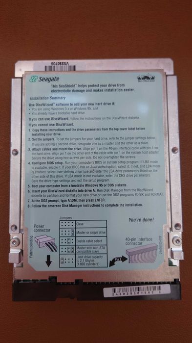 Dysk twardy wewnętrzny  SEAGATE Medalist 6531 do komputera - Retro :)