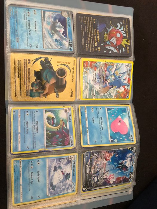 Album 3D z kartami pokemon ponad 120 kart