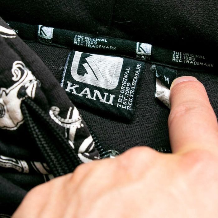 Karl Kani monogram y2k bluza rozpinana M fullzip