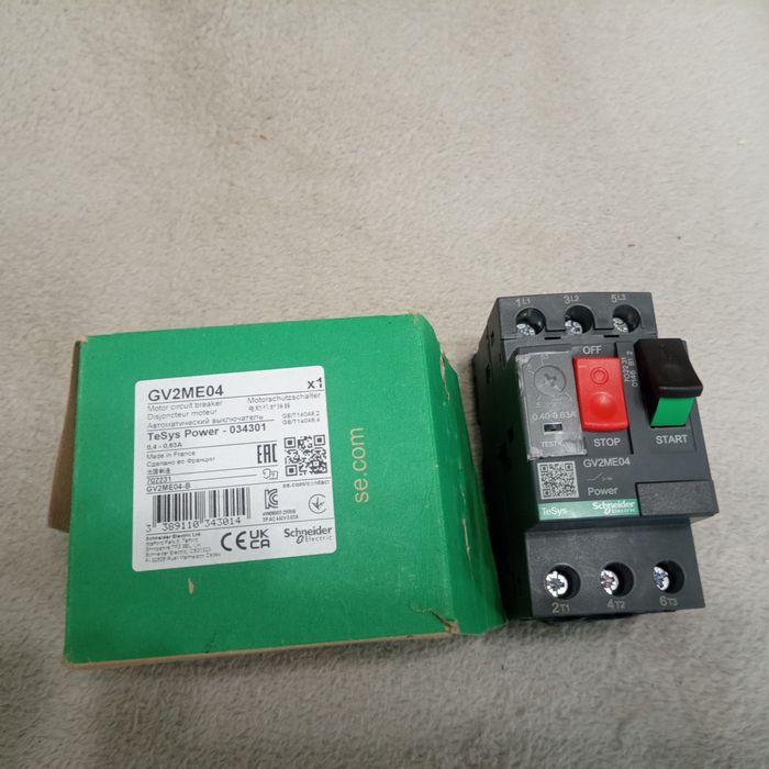 Автомат защиты двигателя АЗД Schneider GV2ME04