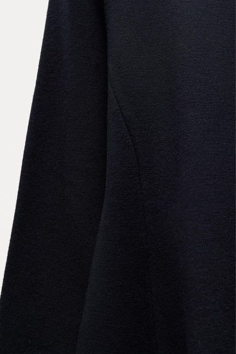 Стильна трикотажна тепла сукня Zara темно синя XL