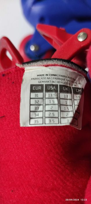 Patins em linha usados