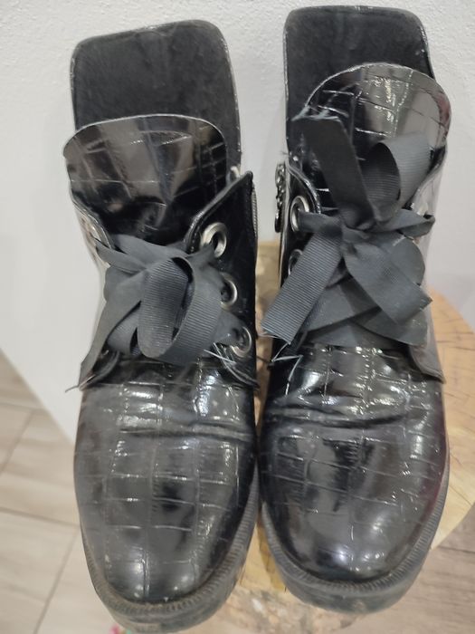 Botki damskie czarne