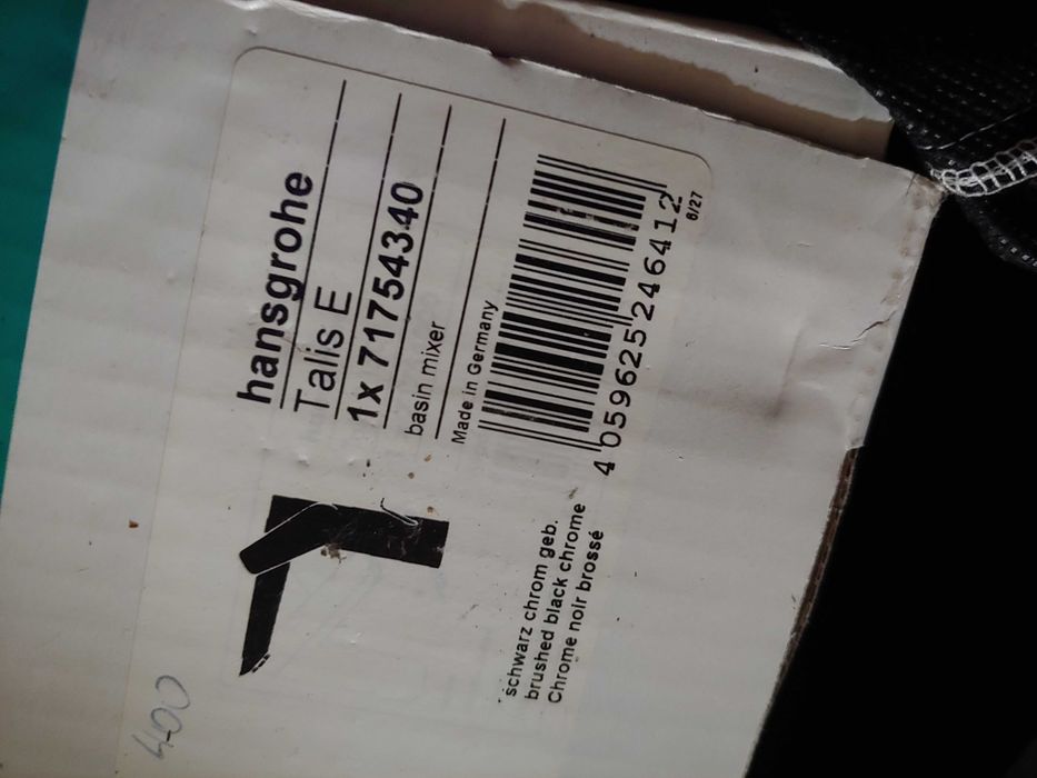 Hansgrohe szczotkowany chrom bateria umywalkowa