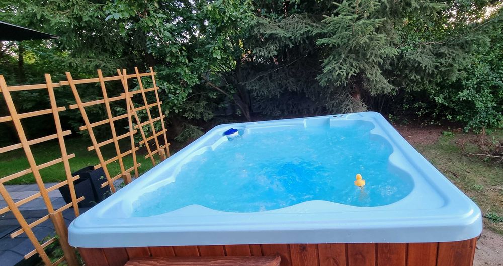 Basen balia jacuzzi NOWE gwarancja producent z piecem i pokrywą
