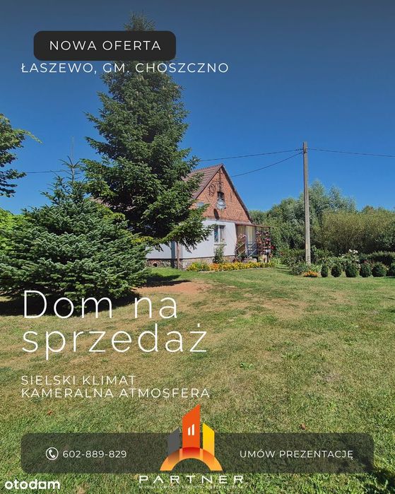 Łaszewo. Sielski dom na sprzedaż.