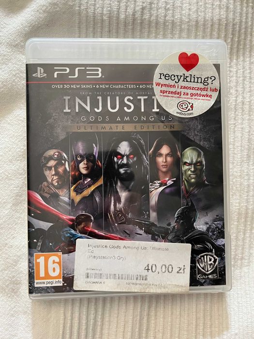 Injustice Gods Among Us ultimate edition PS3 gra konsola Play Station