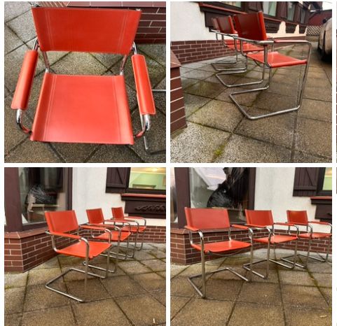 Matteo Grassi Centro Studi. Krzeslo wspornikowe MG5. Bauhaus