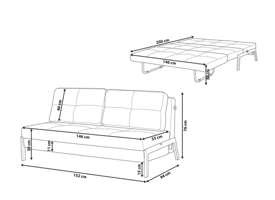 Sofa rozkładana EDLAND