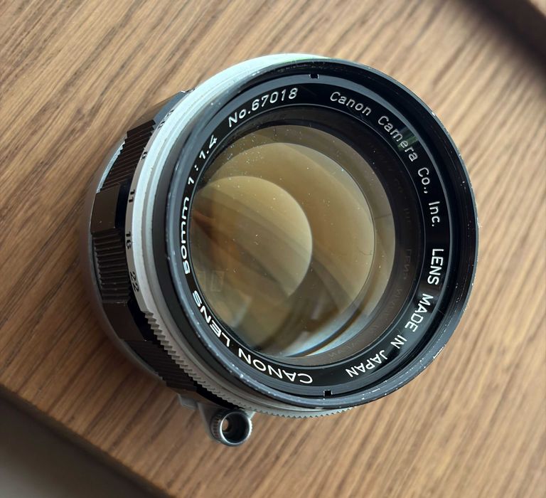 Canon 50mm 1.4 LTM, m39, Leica - Japoński Summilux