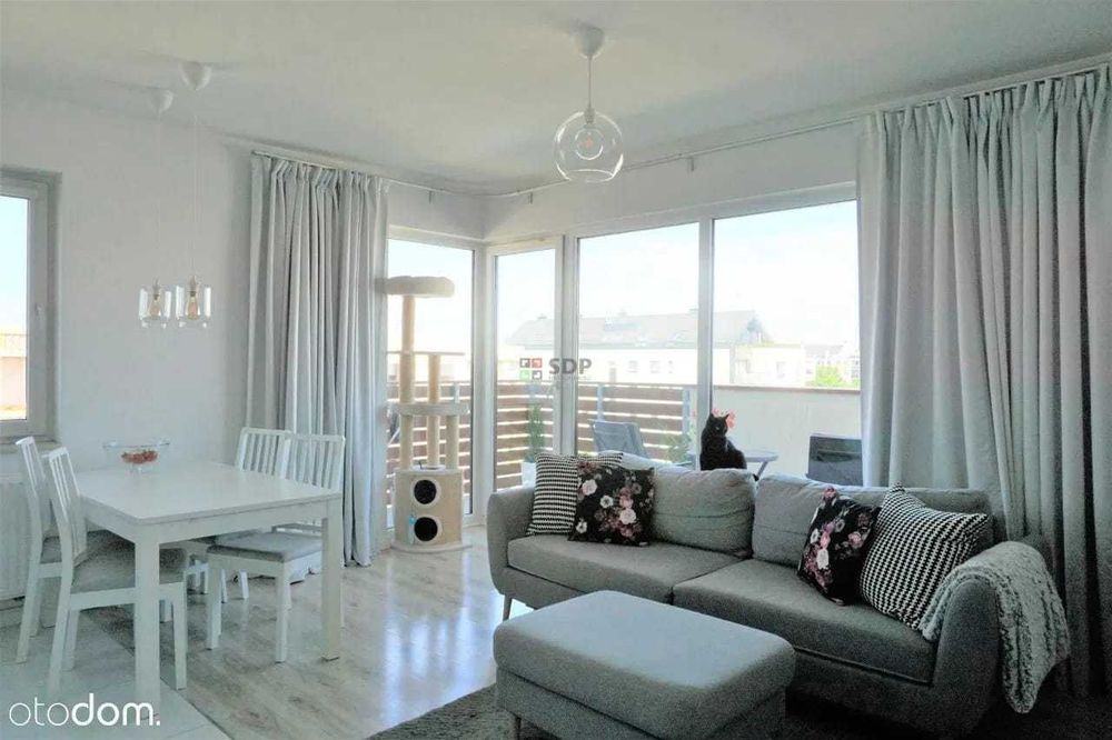 Słoneczne 2 pokoje 47m2 I duży balkon 12m2 I Stabłowice