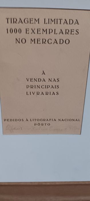 Litografica limitada de Eduardo Malta