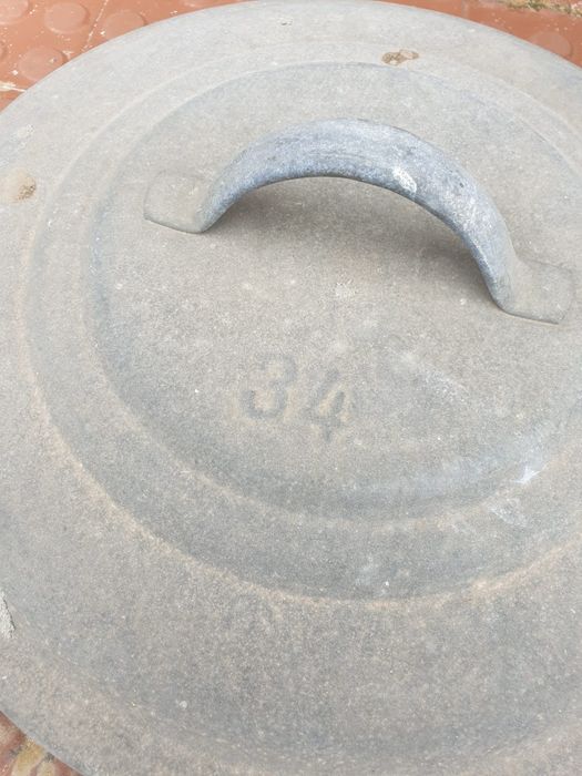 Bidão Antigo Galvanizado SULO com Tampa – Vintage/Rústico