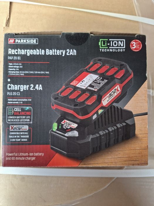 Зарядний пристрій Rechargeable Battery 2Ah+Charger 2.4A Новий
