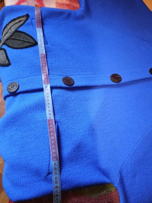 Kimono niebieskie ciemne piękny kolor XL