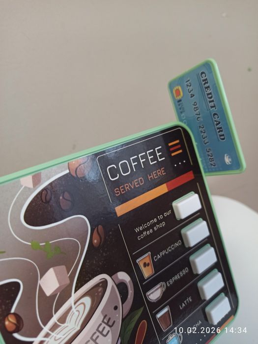 Іграшковий набір кав'ярня з підсвіткою звук світло