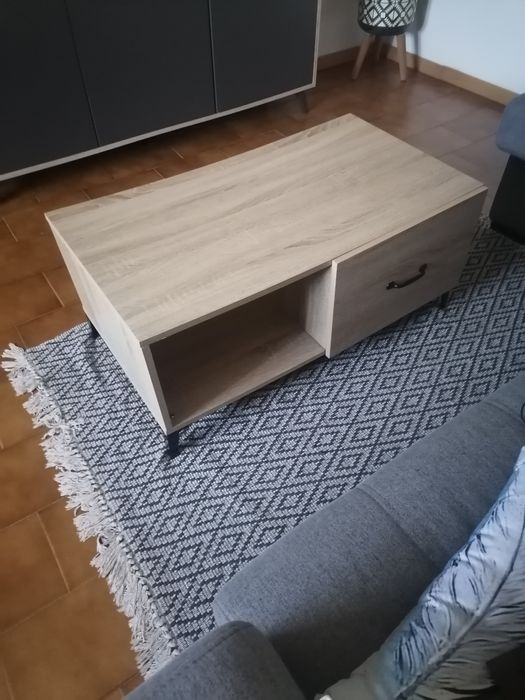 Mesa de centro em carvalho