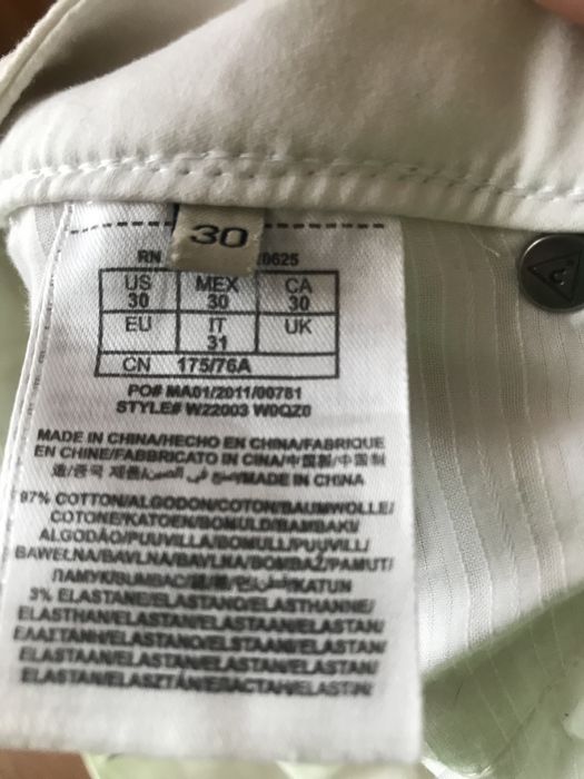 Джинси,брюки,штани,білі,GUESS