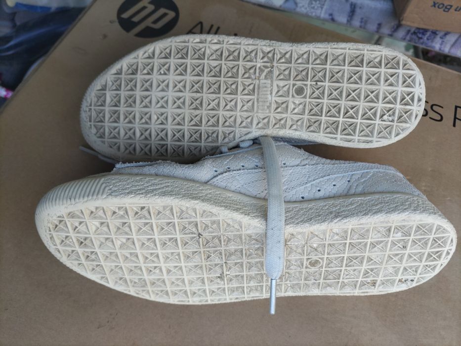 Кроссы Puma женские с крокодиловой кожи