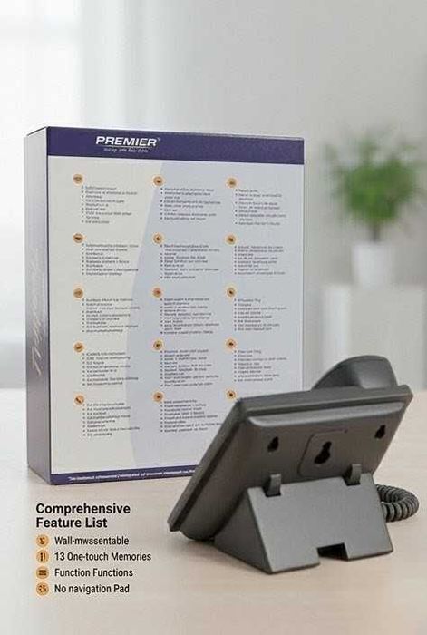 Oportunidade Telefone Fixo Premier Trentino Prático e Versátil!