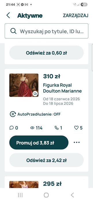 Figurka Royal Doulton Marianne