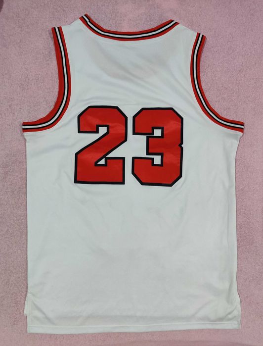Air Jordan ordan 23 jego powietrzność M koszulka męska biała jak nowa NBA Chicago Bulls his airness