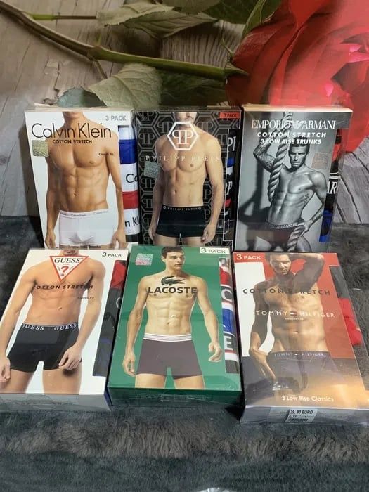 Nowe Bokserki Męskie 3pak Tommy CK Armani Hugo Boss Calvin