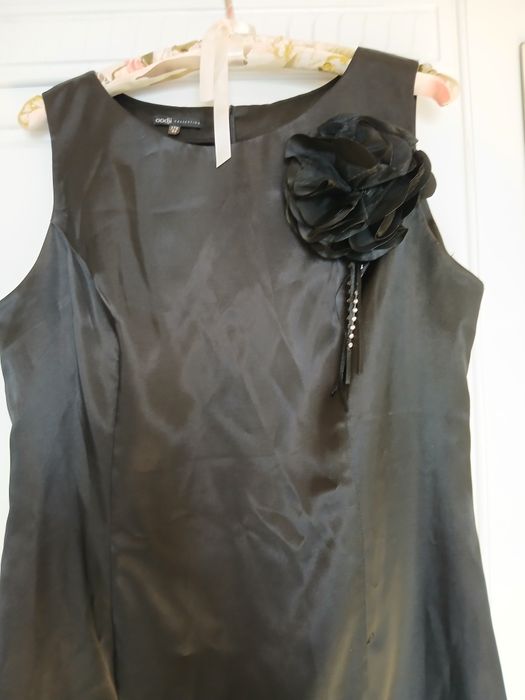 Платье атлас коктейльное