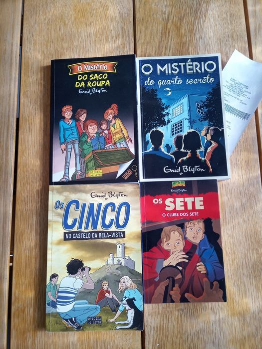 Livros Enid Blyton- Coleções O Mistério (NOVO), Os Cinco e Os Sete